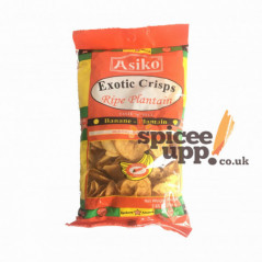 Box - Asiko Exotic Ripe Plantain Mild Chilli - Slightly Salted Plantain Chips 75g x 30