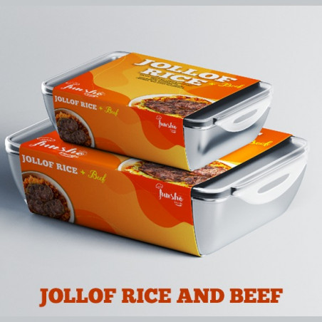 Funsho Foods Jollof Rice + Beef 850g