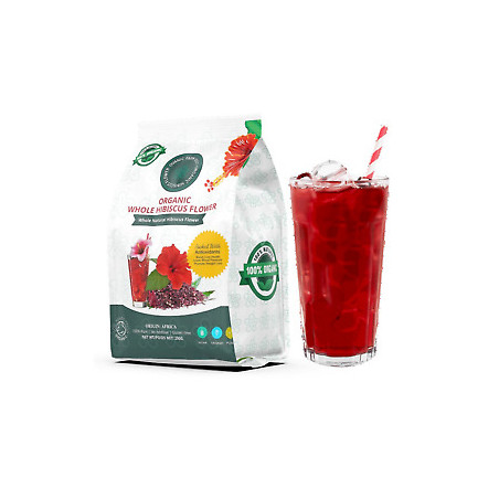 Organic Whole Hibiscus Sorrel Zobo Leaves 250g
