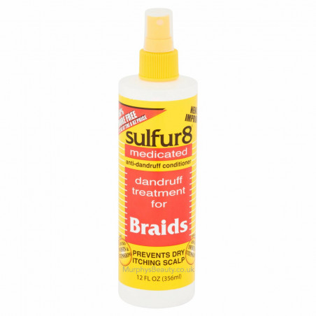 Sulfur8 Medicated Anti-Dandruff Treatment for Braids 356ml