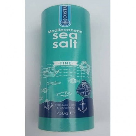 Costa Mediterranean sea salt 750g Fine