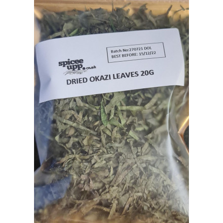 Spicee Upp Dried Okazi Leaves 25g
