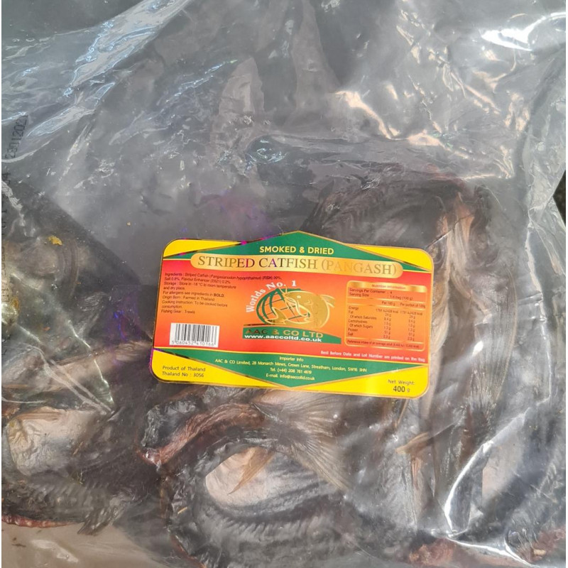 Smoked & Dried Striped Catfish (Pangash) 400g
