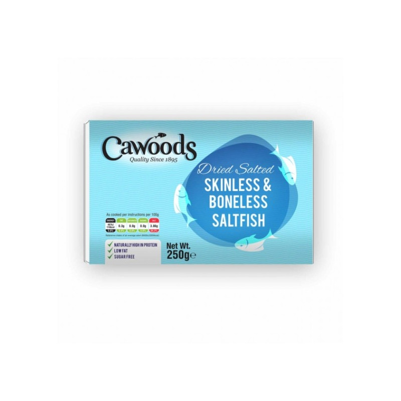 Cawoods Skinless And Boneless  Saltfish 100g