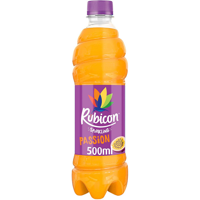 Rubicon sparkling passion bottle 500ml