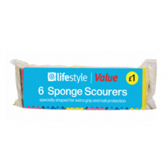 lifestyle 6 sponge scourers