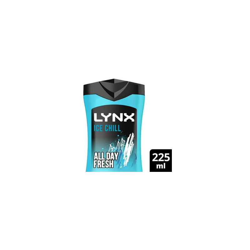 lynx ice chill shower gel