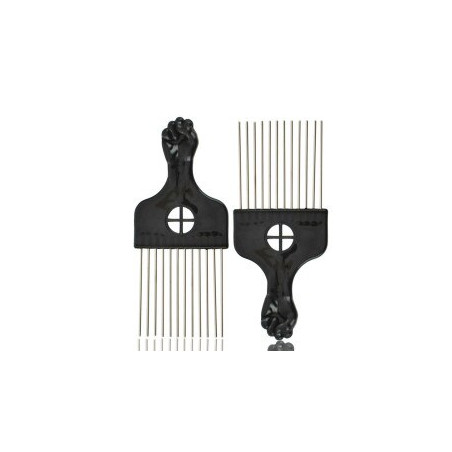 T&G styling comb metal pik short - 1 comb