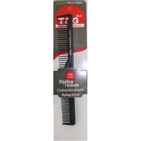 T&G styling comb carbon antistatic