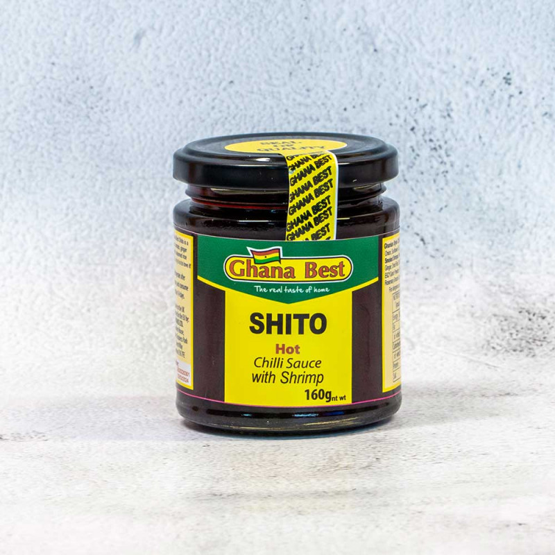 Ghana Best Shito Hot Chilli Sauce with Fish & Shrimp 160g