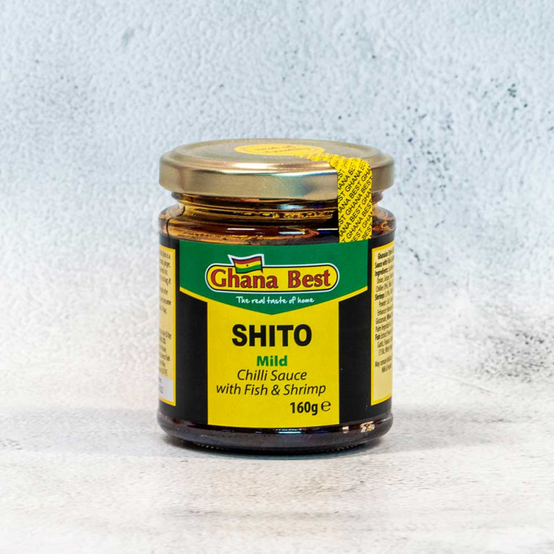 Ghana Best Shito Mild Chilli Sauce with Fish & Shrimp 160g