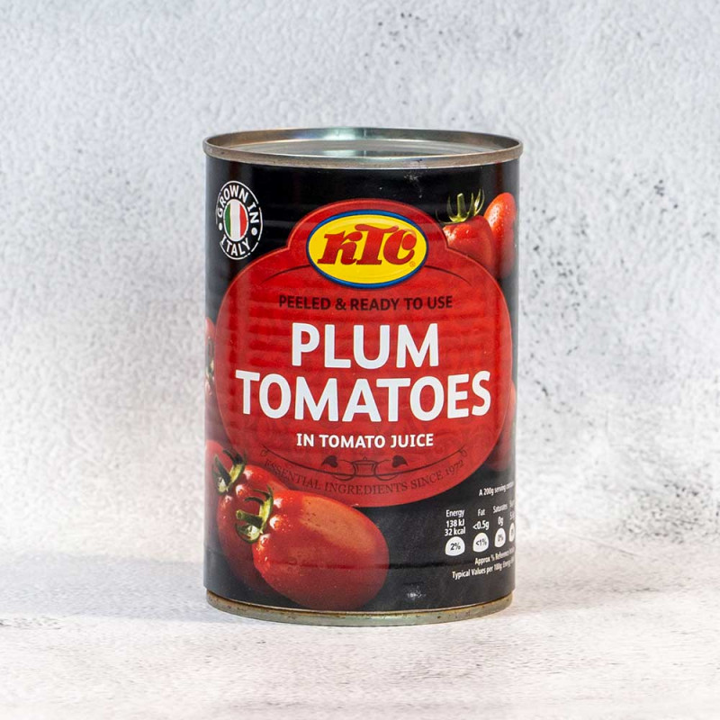 KTC Plum Tomatoes in Tomato Juice 400g