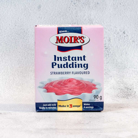 Moirs instant pudding strawberry 90g