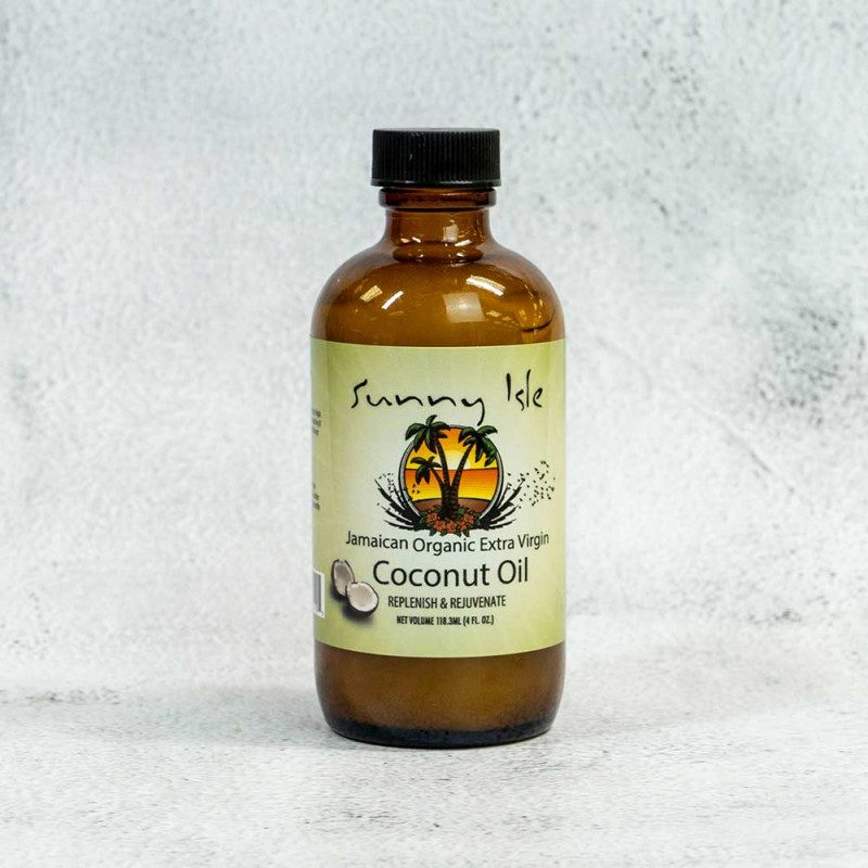 Sunny Isle Jamaican Organic Extra Virgin Coconut Oil 118.3ml/4oz
