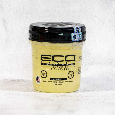 ECO Styling Gel 8oz | Black Castor & Flaxseed Oil