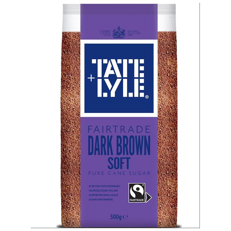Tate + Lyle Dark Brown Soft Pure Sugar Cane 500g