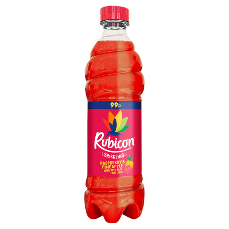 Rubicon Sparkling Raspberry & Pineapple 500 ml