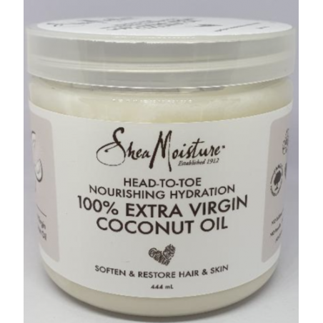 Shea Moisture Head to Toe 100% Extra Virgin Coconut Oil 444ml