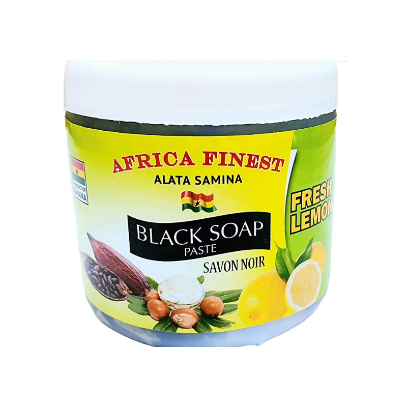 Africa Finest Black Soap Paste with Lemon 450g