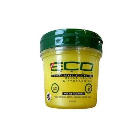 Eco Styling Gel Black Castor and Avocado Oil 473 ml