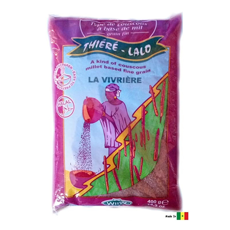 La Vivriere Thiere Lalo (Couscous Millet Fine Grain) 400g
