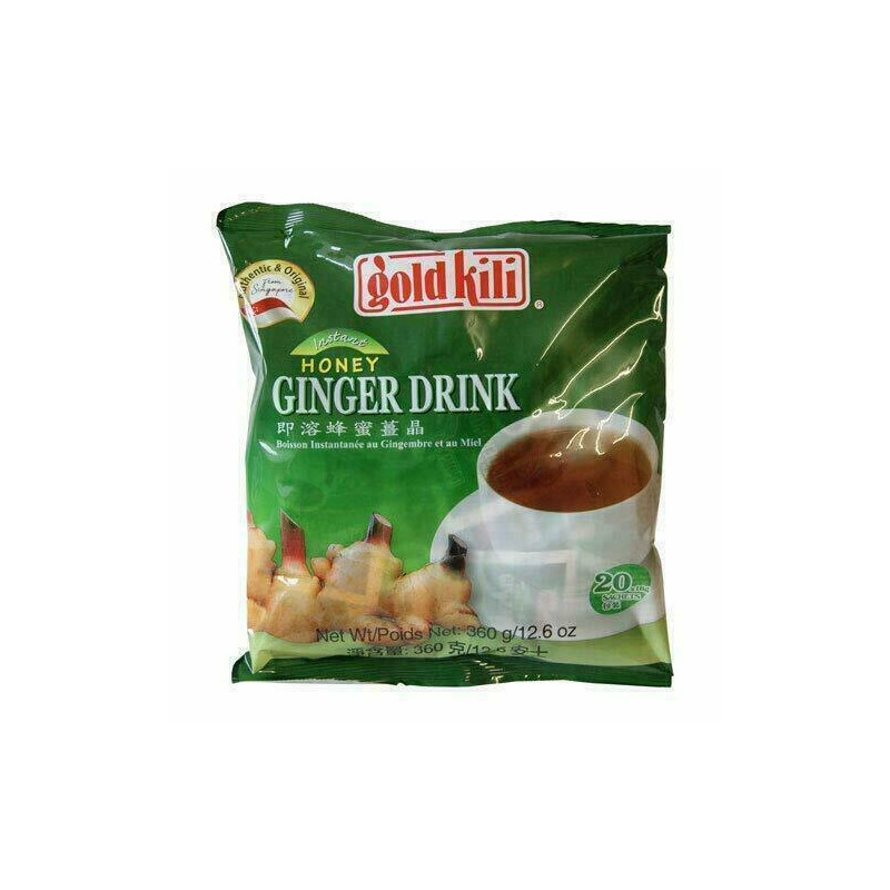 Gold Kili Instant Honey Ginger Drink 360g - 20 Sachets