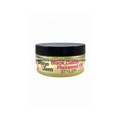 Shine'n Jam Black Castor and Flaxseed Styler 226g