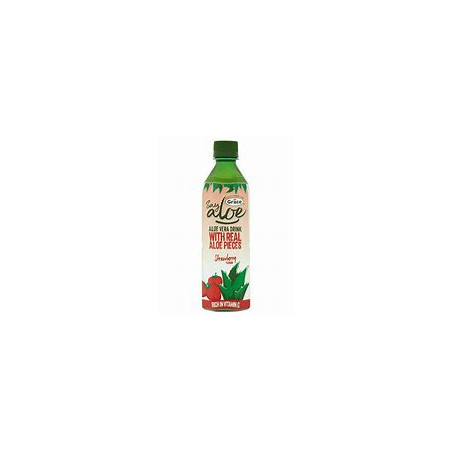 Grace Say Aloe Drink with Real Aloe Pieces (strawberry flavour) 500ml