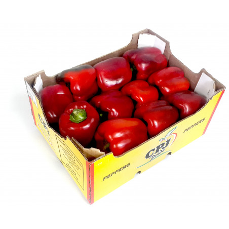 Red Bell Peppers Box