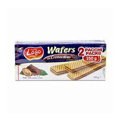 Lago Wafers Cacao Cream 125gx2 packs