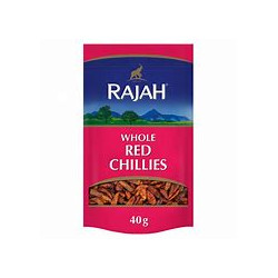 Rajah Red Whole Chillies 40g