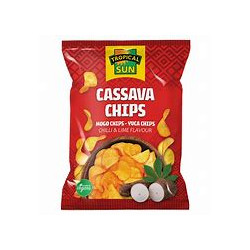 TS Cassava Chips Chilli & Lime 80g